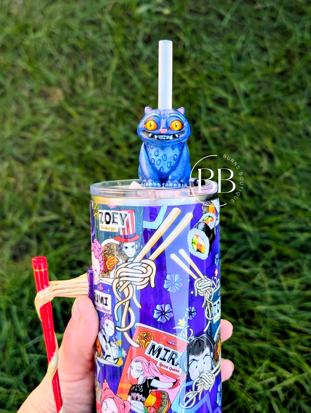 KPop Tiger Straw Topper